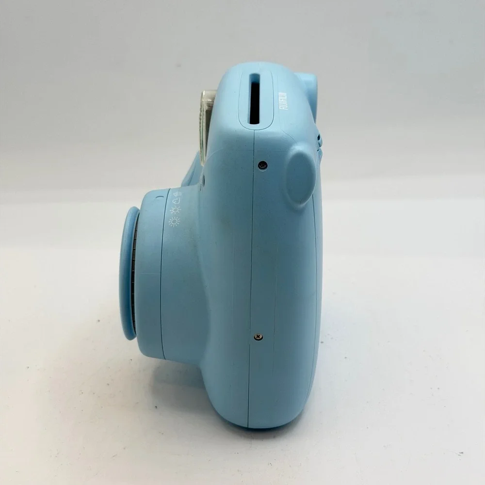 Fujifilm Instax Mini 7+ Instant Film Camera Blue with Matching Protective Case